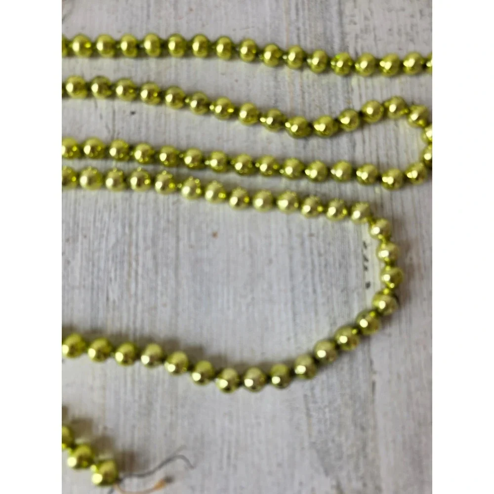 Vintage mercury glass green Garland 200